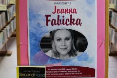 24 października warsztaty dla kobiet z Joanną Fabicką.